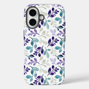  Harmonious Watercolor Leaves Design  iPhone 16 Case