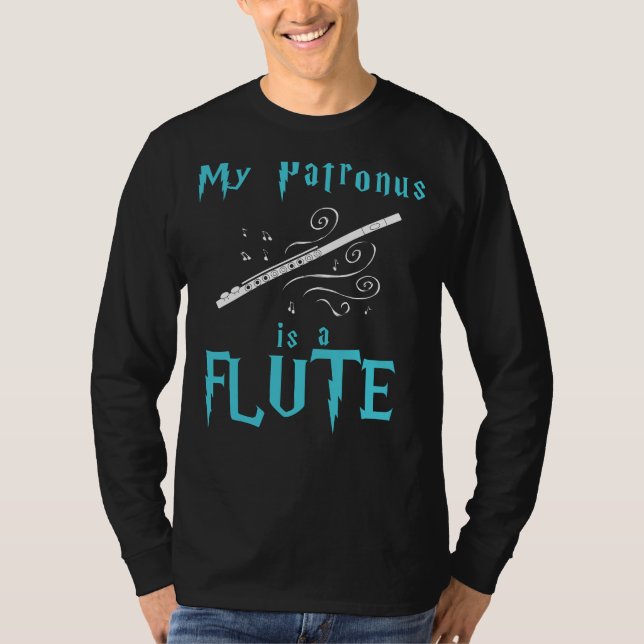 Harmonise Magic: My Patronus is a Flute Tee for Mu (Front)