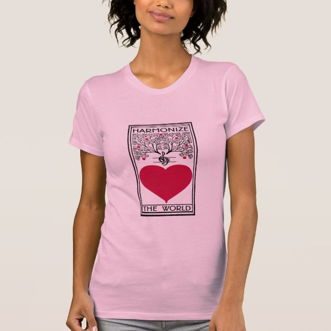 Harmonise the World Heart T-Shirt (Front)