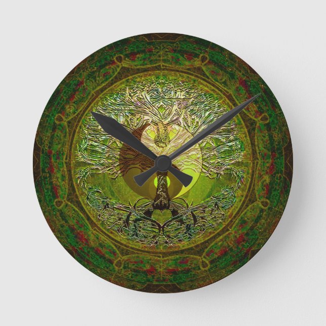 Harmony, Balance, Tranquillity 2 Round Clock (Front)