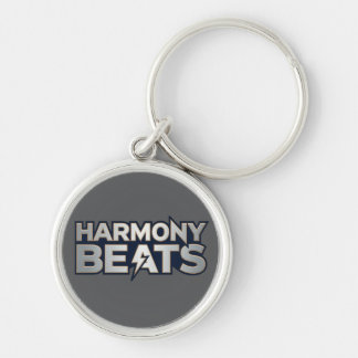 Harmony Beats – Music Vibes Text Art Key Ring