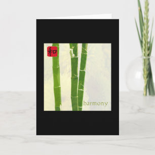 Harmony - Black Frame Card