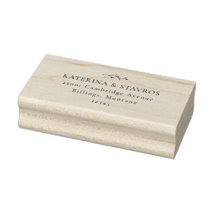 HARMONY Branch Return Address Rubber Stamp