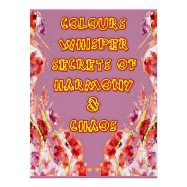 harmony chaos poster (Front)