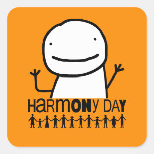 Harmony day 2026, Australia Square Sticker
