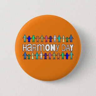Harmony Day Australia 6 Cm Round Badge