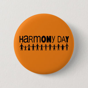 Harmony day, Australia 6 Cm Round Badge