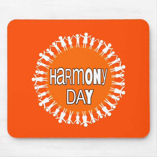 Harmony day, Australia Mouse Mat (Front)