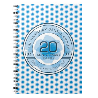 Harmony Dental 20th Anniversary Notebook