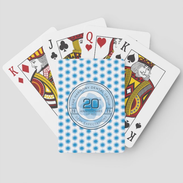 Harmony Dental 20th Anniversary Playing Cards (Back)