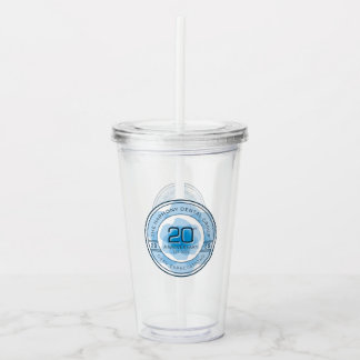 Harmony Dental 20th Anniversary Tumbler with Straw
