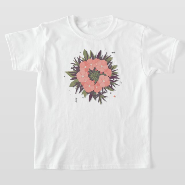 harmony flower T-Shirt (Laydown)