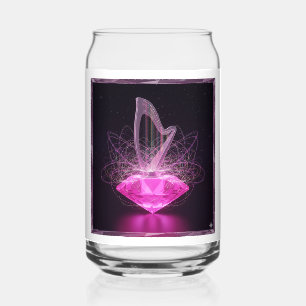 Harmony Harp Drinkware Set Can Glass
