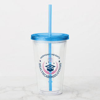 Harmony Heights Healthcare Solutions Company Logo Acrylic Tumbler