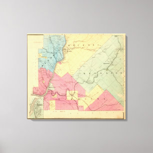 Harmony, Hickory, Kingsley, Tionesta townships Canvas Print