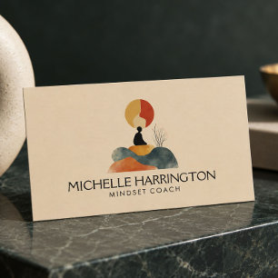 Harmony Horizon Life Coach, Therapist, Meditation Business Card