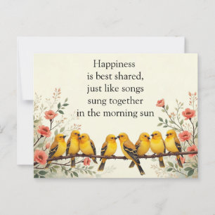 Harmony in Bloom Postcard