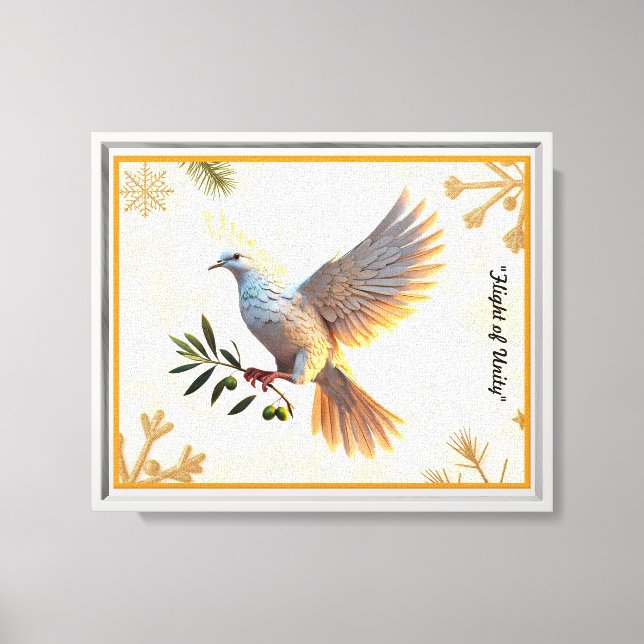 "Harmony in Flight" Canvas Print (Front)