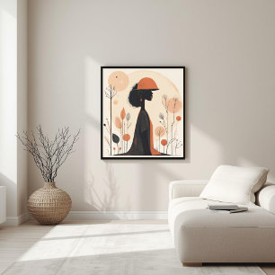 Harmony in Form – Neutral Abstract Composition I Poster
