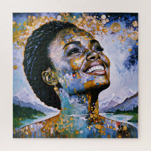 "Harmony in Gold and Sky"      Jigsaw Puzzle