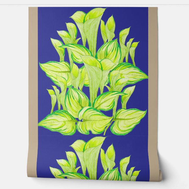 'Harmony in Green' on a  Wallpaper (Unrolling)