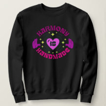 Harmony is Handmade Long-Sleeved Sweatshirt
