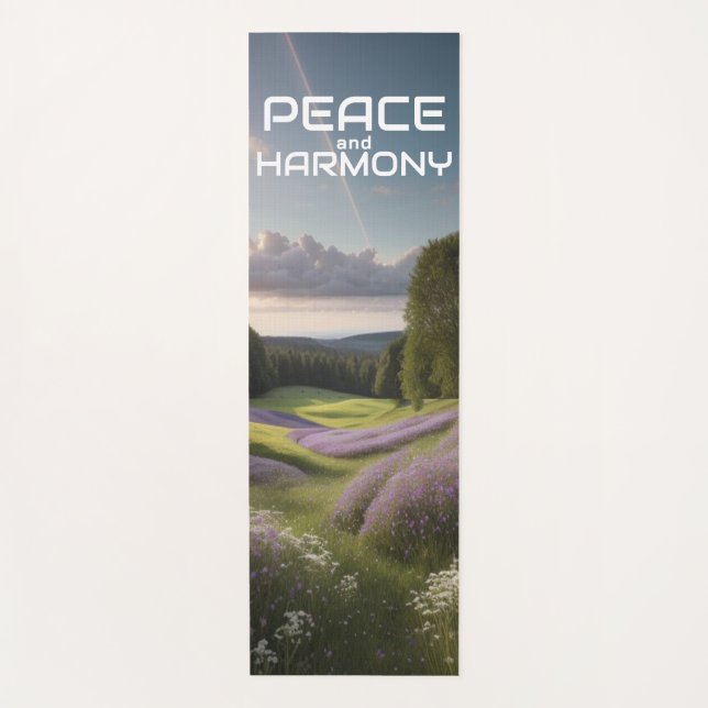 Harmony Lavender - Yoga Mat (Front)