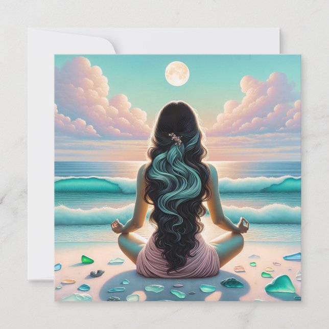 Harmony Meditation on Beach   (Front)