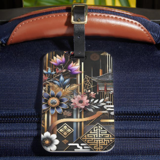 Harmony of Heritage and Modernity Luggage Tag