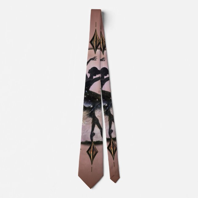 Harmony of Movement The ballerina in the starlight Tie (Front)
