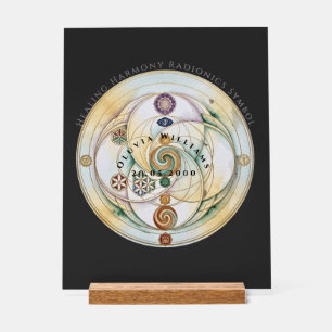 Harmony Radionics Ritual Candle Acrylic Sign