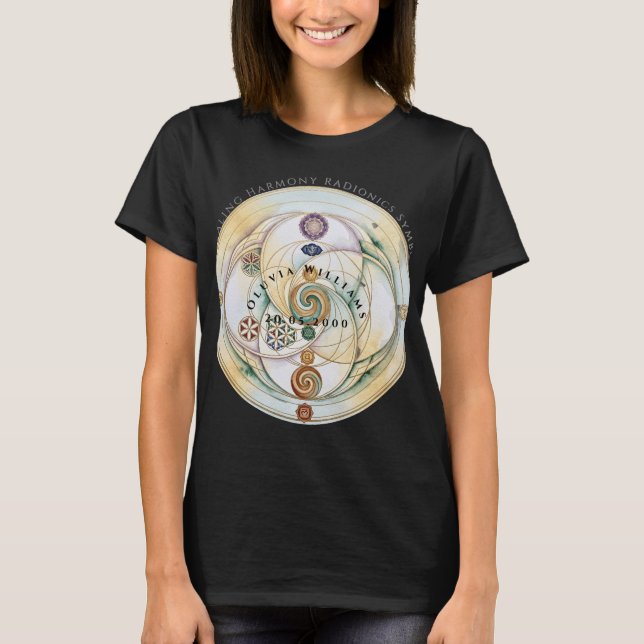 Harmony Radionics Ritual Candle T-Shirt (Front)