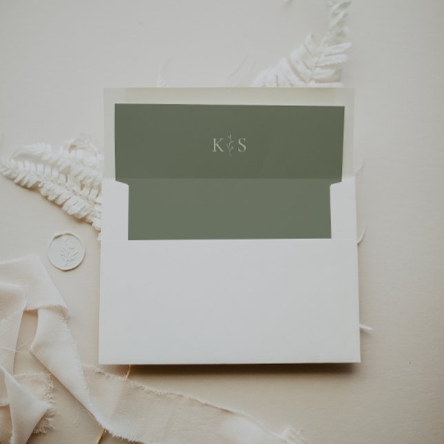 HARMONY Sage Green Wedding Envelope (Creator Uploaded)