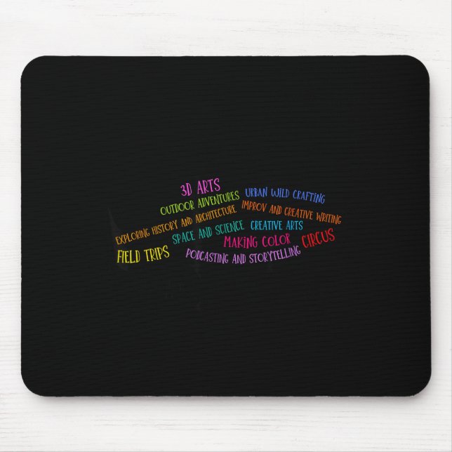 Harmony school camp rhino 2026  mouse mat (Front)