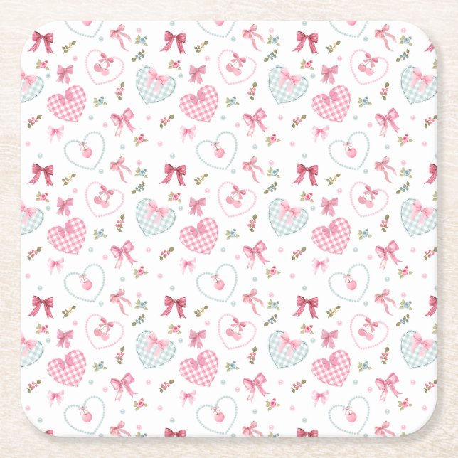 Harmony  square paper coaster (Front)