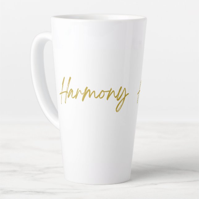 Harmony Tall Latte Mug (Left Angle)
