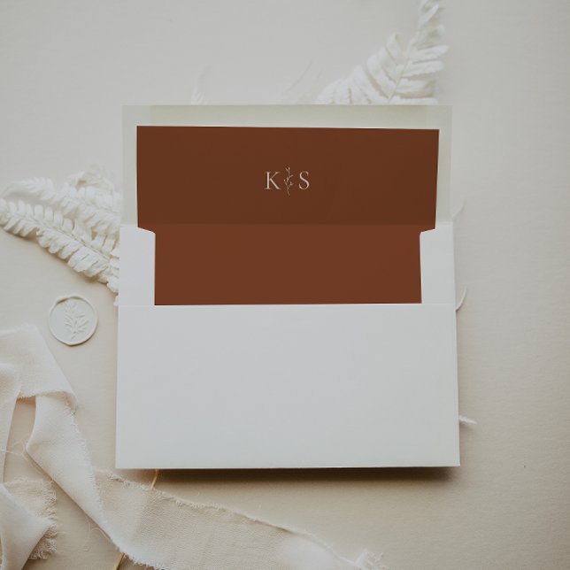 HARMONY Terracotta Wedding Envelope (Creator Uploaded)