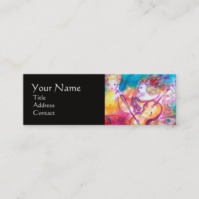HARMONY TRIO MUSIC SPRING CONCERT MINI BUSINESS CARD (Front)