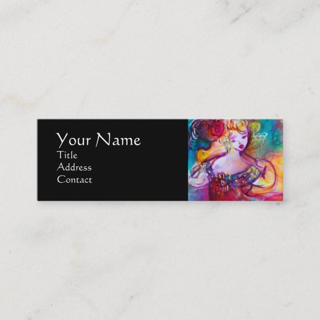 HARMONY TRIO MUSIC SPRING CONCERT MINI BUSINESS CARD (Front)