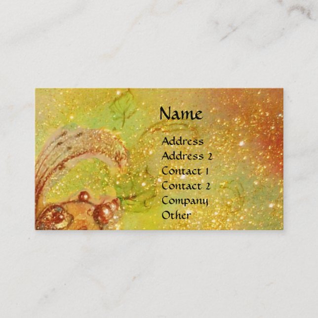HARMONY TRIO SPRING CONCERT / MAGIC BUTTEFLY PLANT BUSINESS CARD (Front)