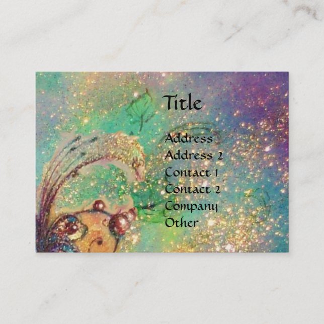 HARMONY TRIO SPRING CONCERT / MAGIC BUTTEFLY PLANT BUSINESS CARD (Front)