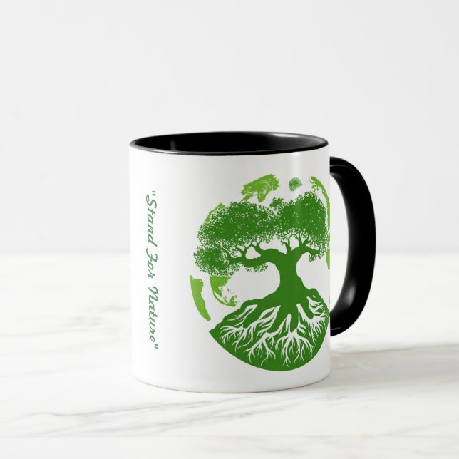 "Harmony With Earth" Mug (Front Right)