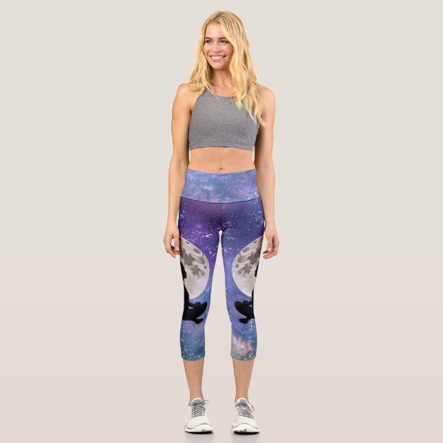 Harmony's Lunar Serenity Capri Leggings (Front)