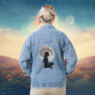 Harmony's Lunar Serenity Denim Jacket