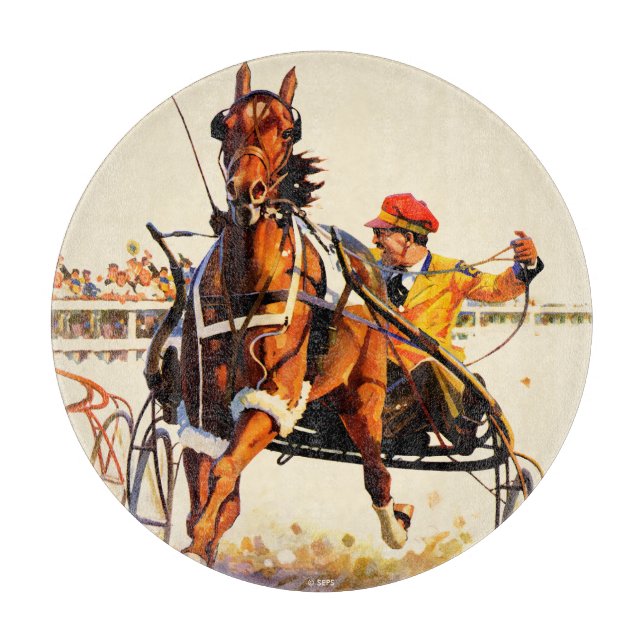 Harness Race Cutting Board (Front)