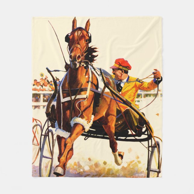 Harness Race Fleece Blanket (Front)