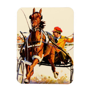 Harness Race Magnet