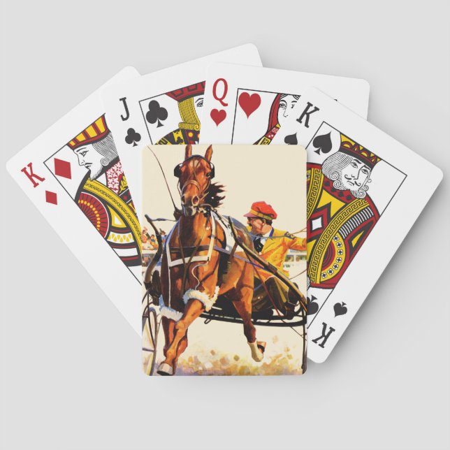 Harness Race Playing Cards (Back)