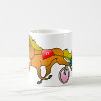 Harness Racing Horse and Driver