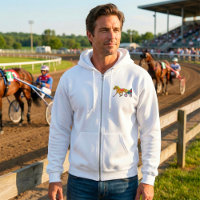 Harness Racing Horse and Driver